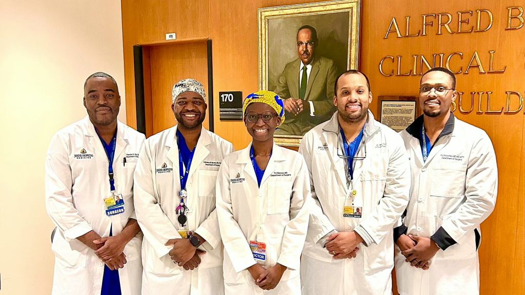 Johns Hopkins Black Surgeon Residents