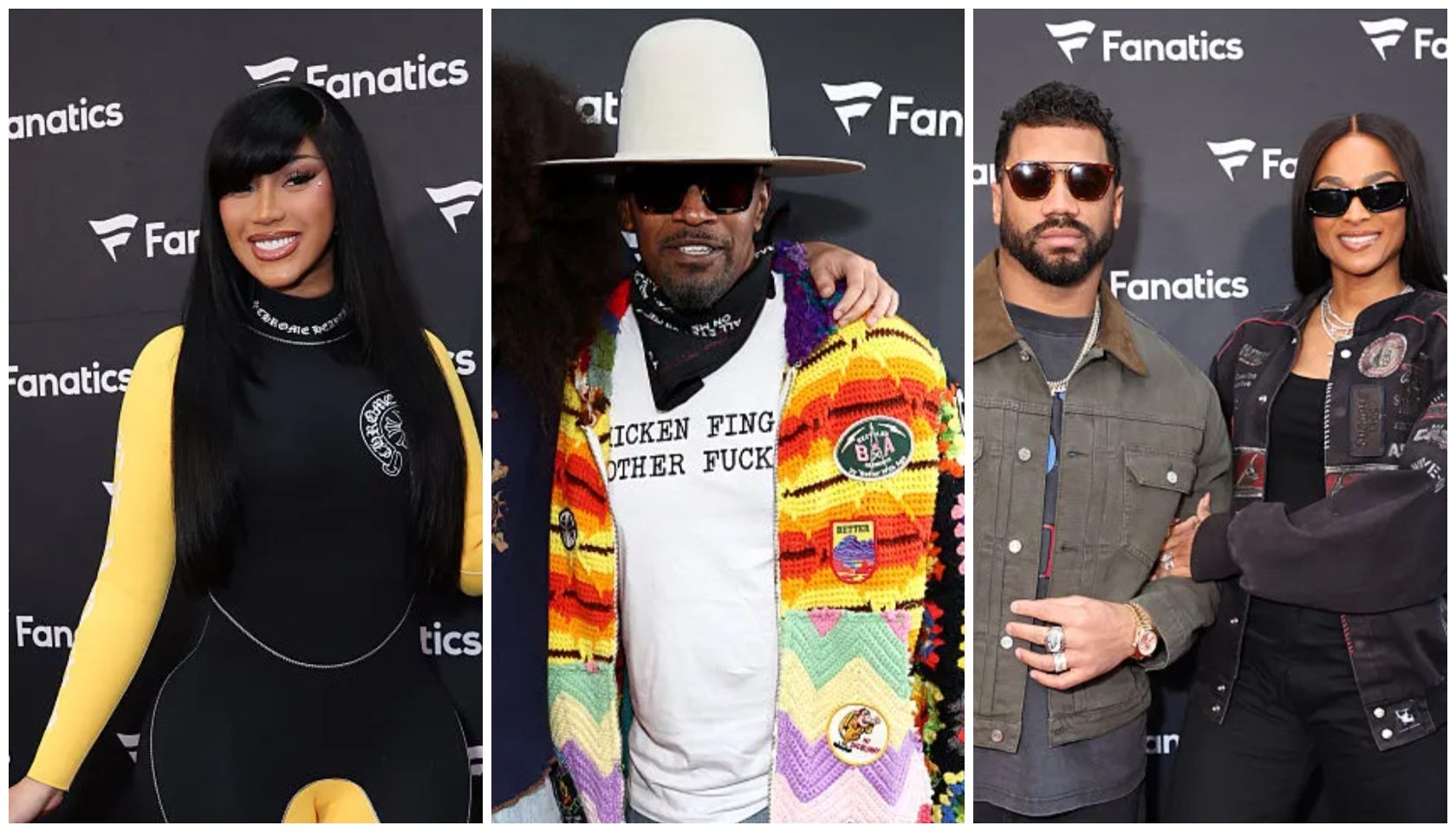 Celebs On The Super Bowl Scene: Cardi B, Jamie Foxx, Ciara,&hellip;