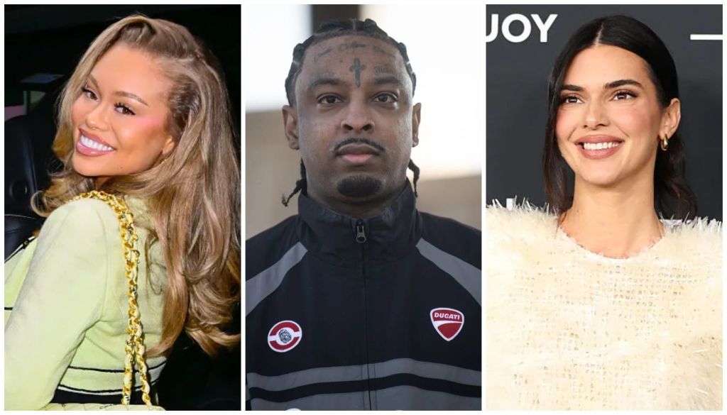 Unbothered Big Mama: Latto Laughs Off 21 Savage Hugging The Wall While Walking Around The Super Bowl With Kendall Jenner