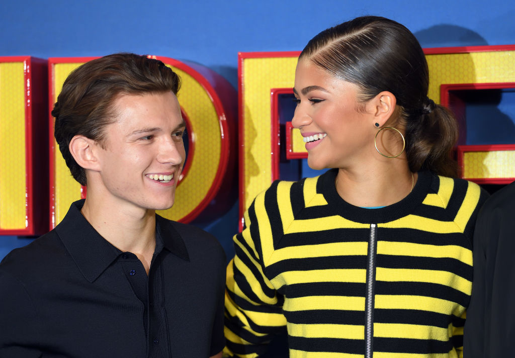 Tom Holland and Zendaya attend "Spider-Man: Homecoming" Premiere