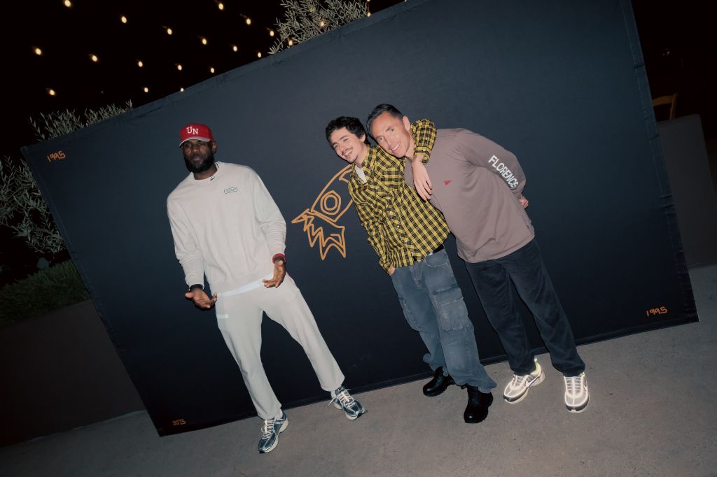 LeBron James, Timothée Chalamet, and Steve Nash