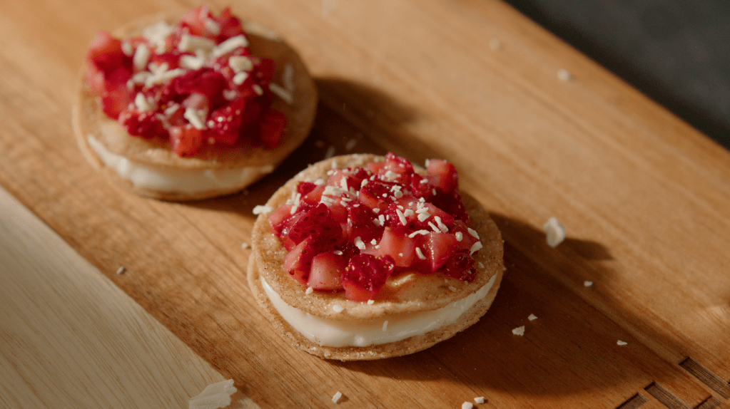 Strawberry & Cream Mexican Pizza Bites