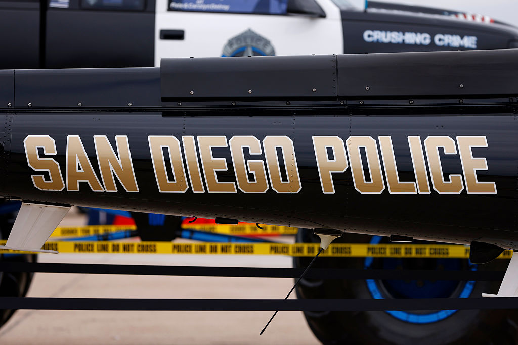 San Diego Police Airbus Helicopter