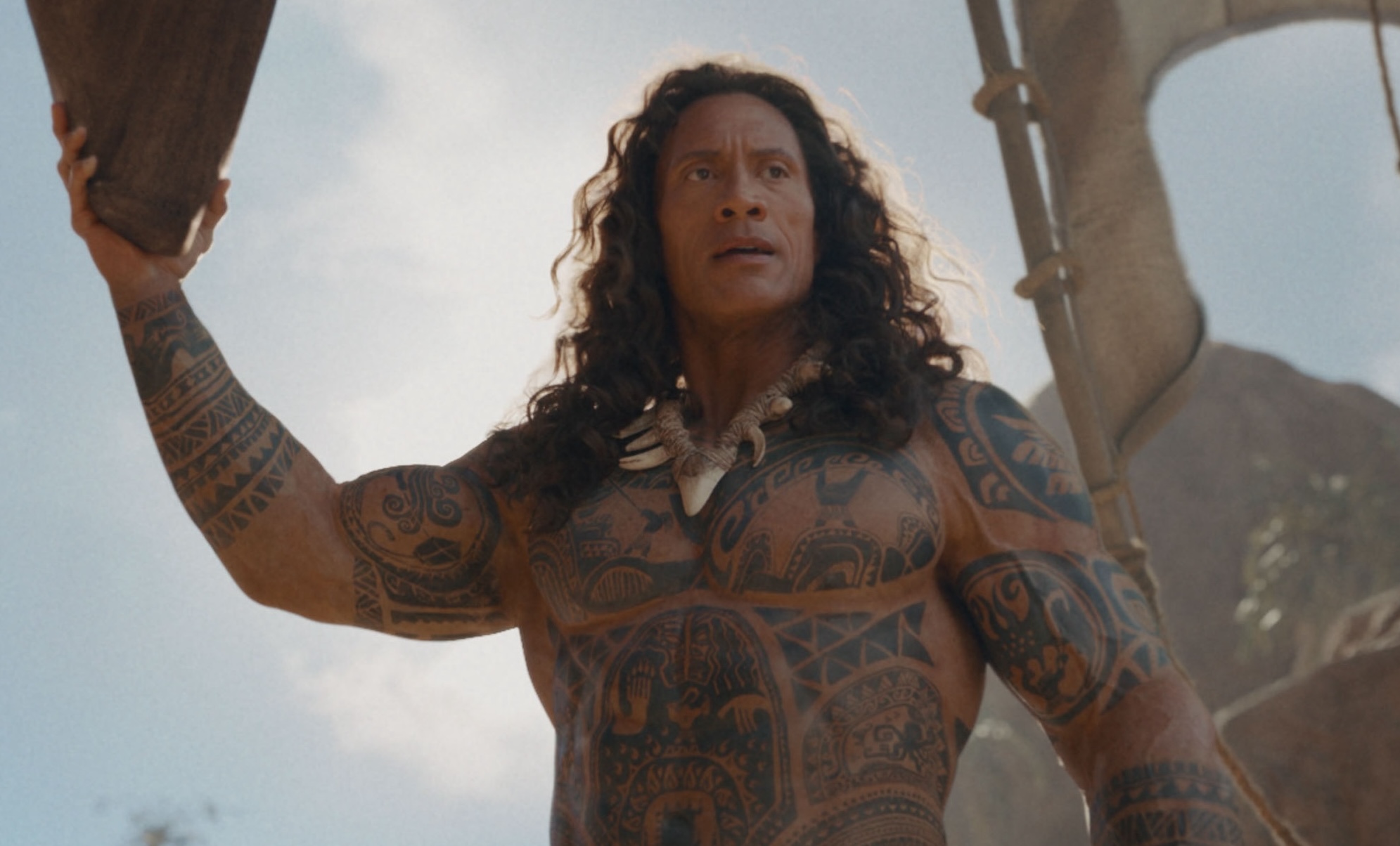 The People’s WIG! Dwayne ‘The Rock’ Johnson Causes Coiffure Commotion Over Easy, Breezy ‘Moana’ Man-Unit, Shatters Social Media With Shake-N-Go Shenanigans