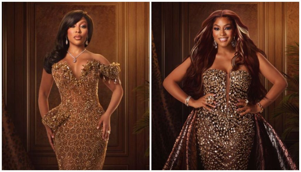 K. Michelle, Drew Sidora (left to right)