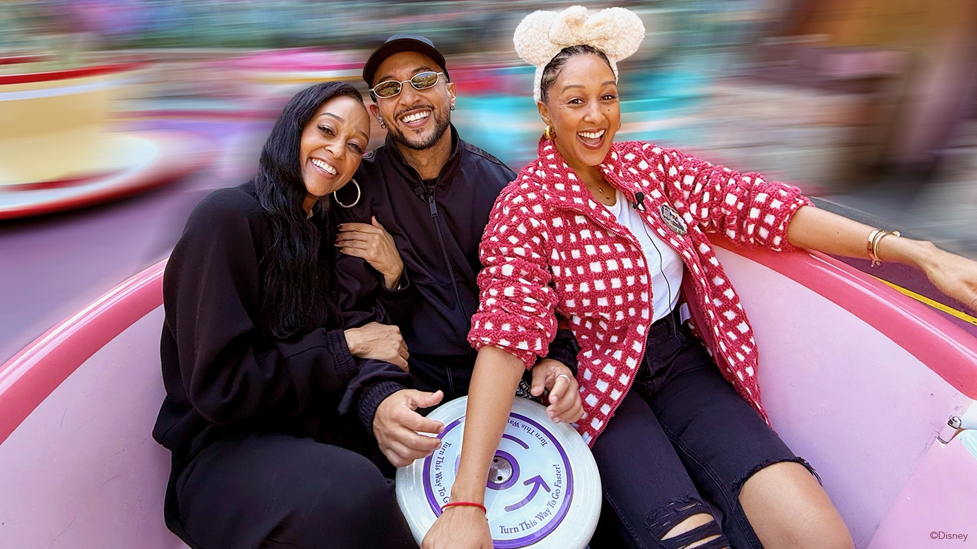 Sister, Sisters And A Smart Guy! Tia, Tamera & Tahj Spin Themselves Into A Tea-Spilling Tizzy In Disney’s Star-Studded New ‘Teacup Confessions’ Series