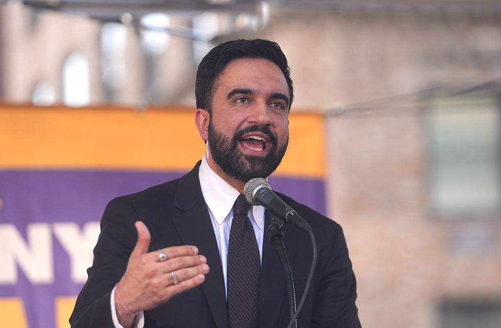 Thousands of 32BJ SEIU building service workers hold a major rally in NYC