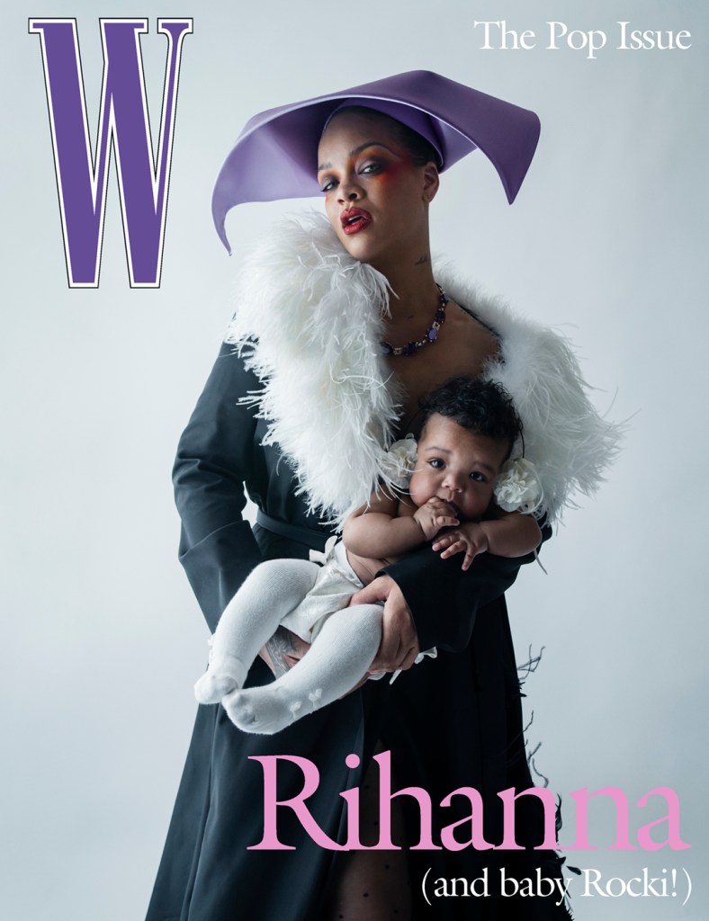Pure Preciousness: Rihanna RIHveals Her Daughter, Rocki Irish, To The World On The Cover Of W Magazine