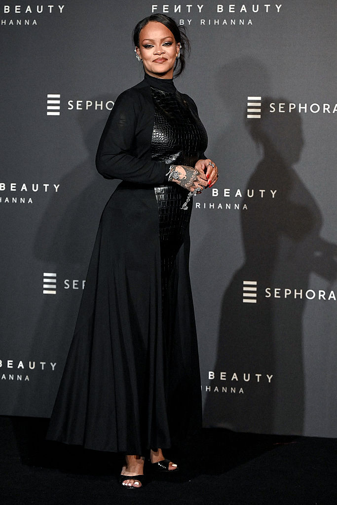 Rihanna INDIA-ENTERTAINMENT-BEAUTY-RIHANNA