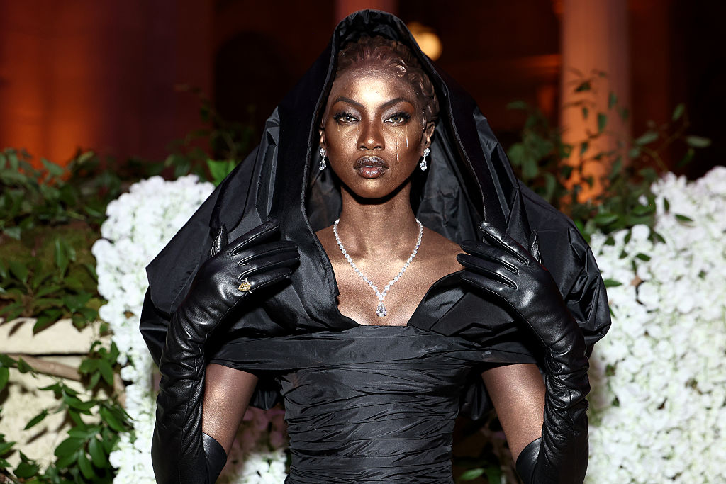 Anok Yai attends The 2026 Met Gala Celebrating "Costume Art" - Inside