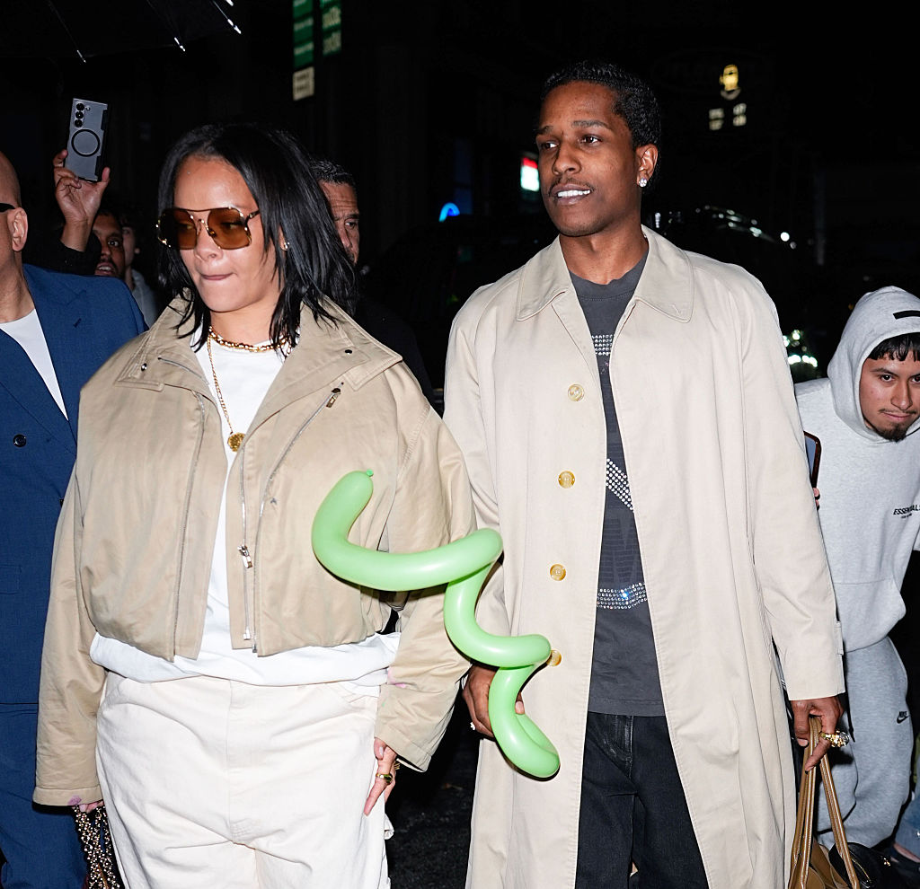 Fenty Family Business: Rihanna & A$AP Rocky Wear Coordinating 'Fits For Son RZA's 4th Birthday Bash