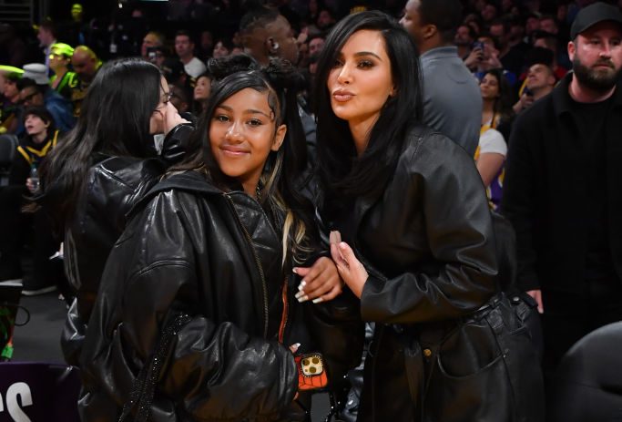 Celebrities At The Los Angeles Lakers Game