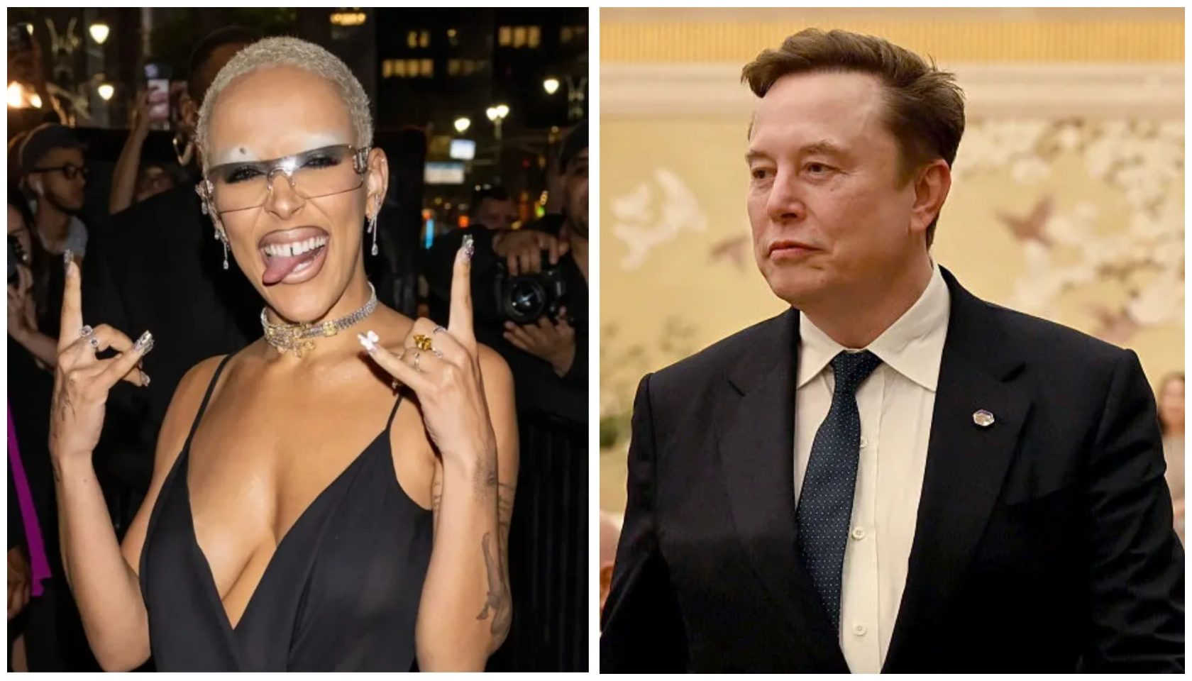 Doja Cat Called Elon Musk A 'Barrel Chested Ewok' On X Doja Cat Called Elon Musk A 'Barrel Chested Ewok' On X