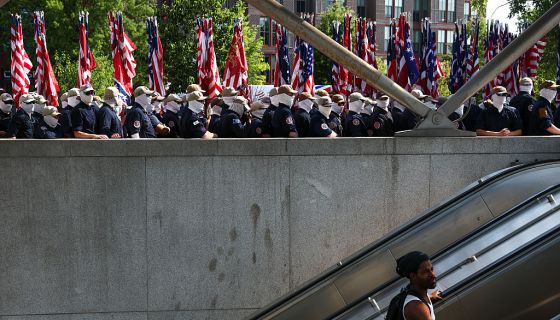 Alabaster Audacity: White Supremacists & Confederate Flags Swarm D.C. For 250th Independence Day, Trump Supporters Shelter In NMAAHC