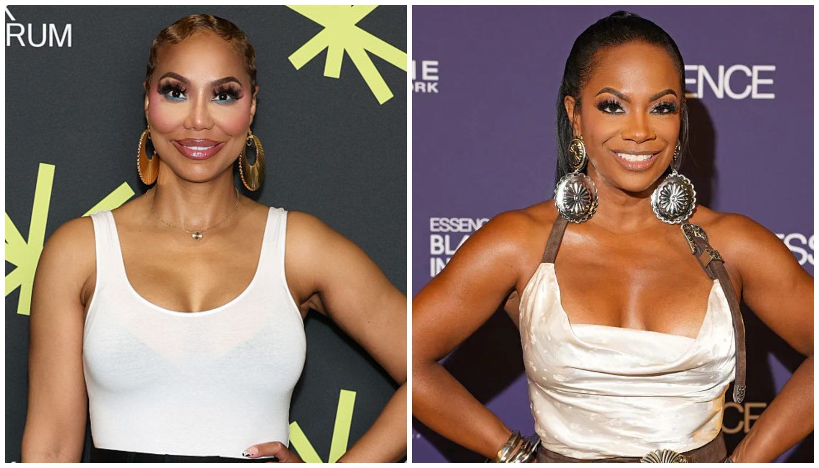 Tamar Braxton Says She Has 'No Beef' With Kandi Burruss Tamar Braxton Says She Has 'No Beef' With Kandi Burruss