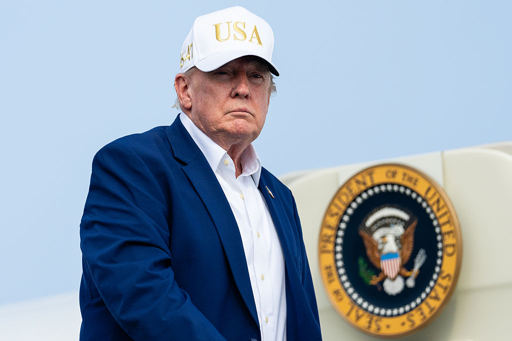 President Trump Returns To The White House