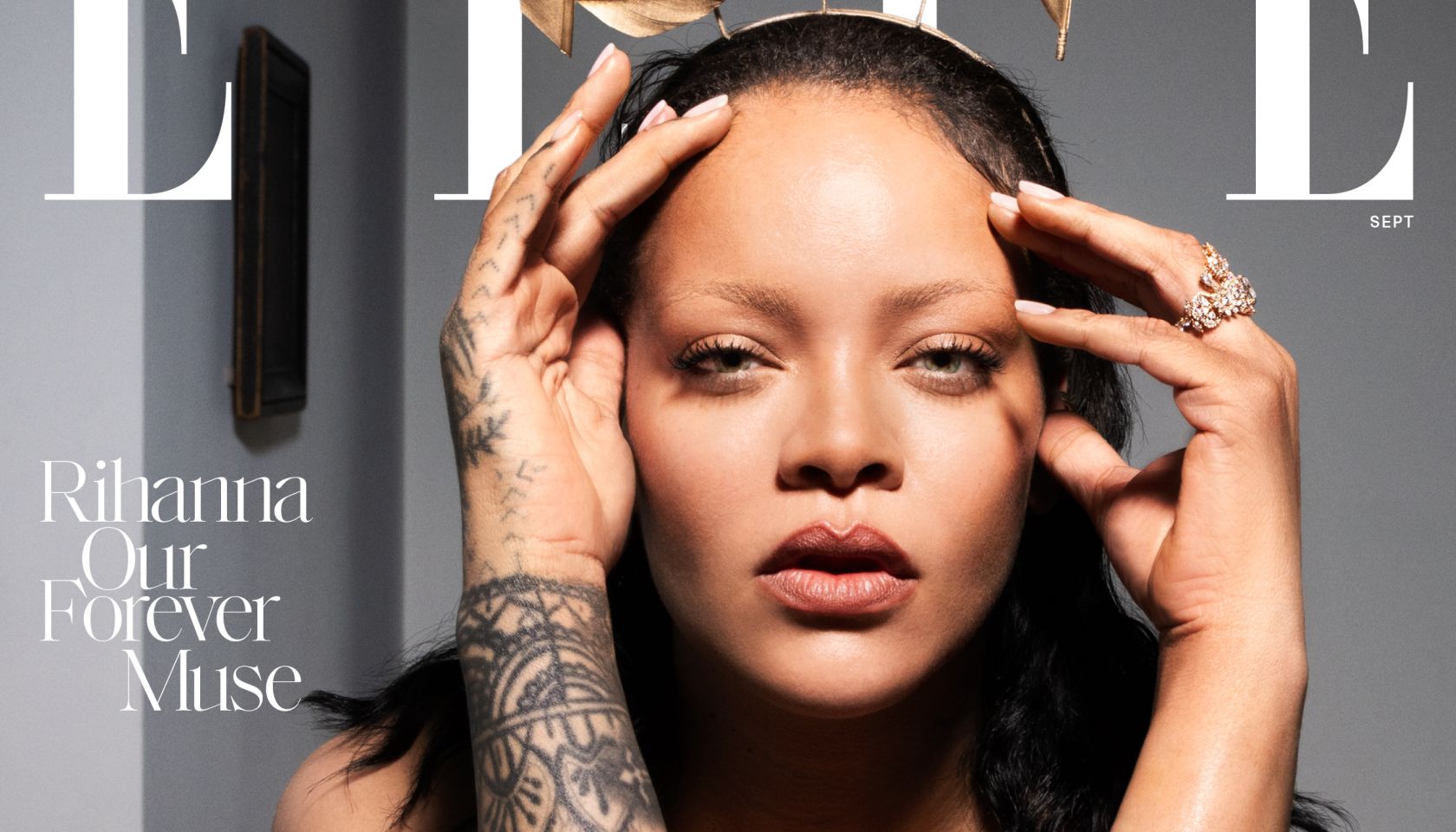 Rihanna Graces the Cover of ELLE Rihanna Graces the Cover of ELLE