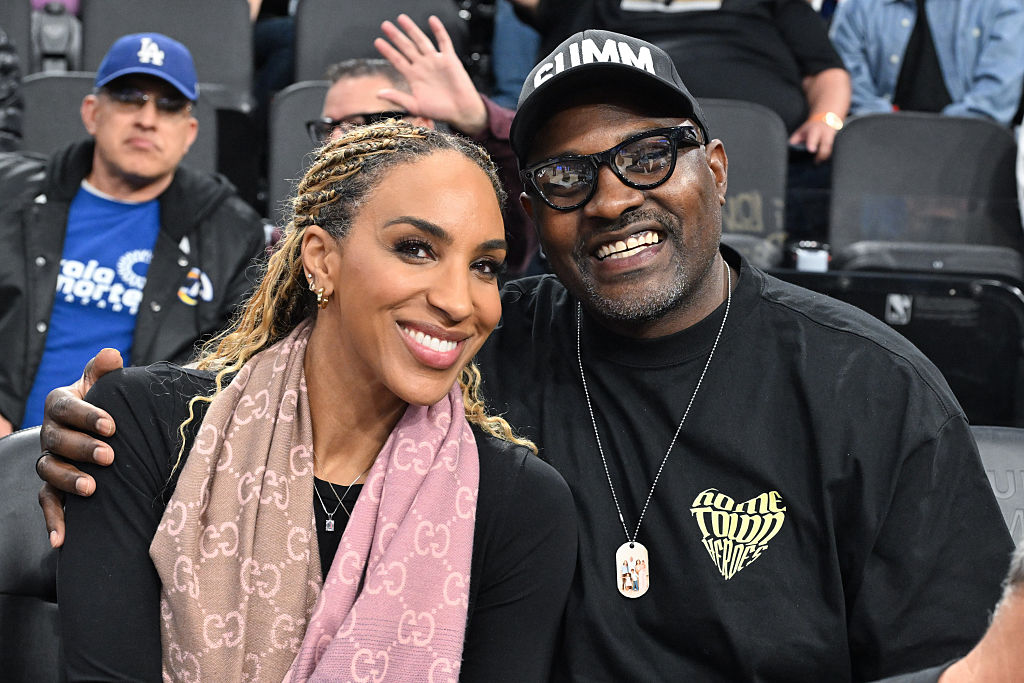 Celebrities At The Los Angeles Clippers Game