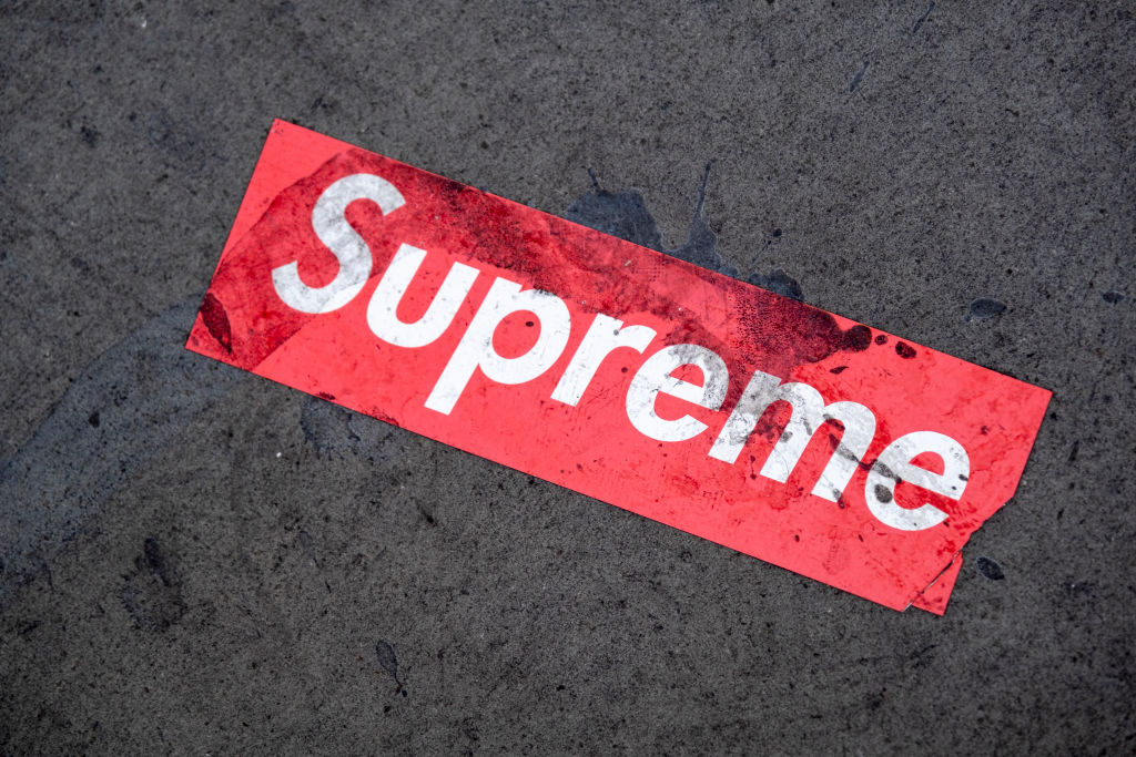 Fashion Label Supreme In London