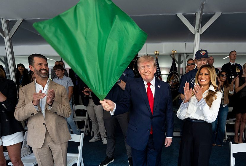 TOPSHOT-US-POLITICS-TRUMP-FREEDOM 250-GRAND PRIX