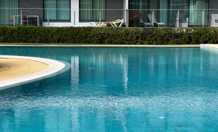 Hotel swimming pool Communal swimming pool Area around the swimming pool, relaxation, holidays