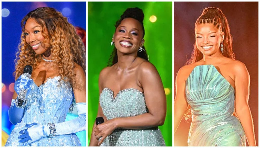 Disney Dream Come True! Brandy, Anika Noni Rose & Halle Bailey Unite For The First Time To Serve Black Princess Perfection At D23